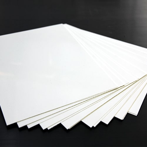 Белый сплошной листовой ПВХ 0.3x1000x1400 мм PENTAPRINT ТУ - фото