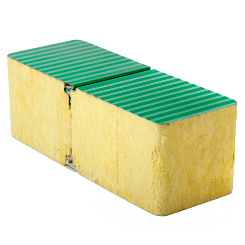 Сэндвич-панель стеновая (трехслойная) 100 кг/м3 80х1190 (0.45/0.4) мм ТСП-S - фото