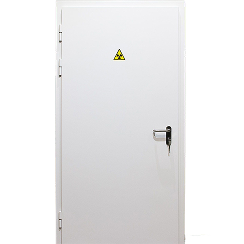 Рентгенозащитная дверь ДР-2 (двустворчатая) откатная Pb 0.25 1500х2100 мм - фото