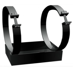 Скользящие опоры для трубы в ППУ 820x9x1000 мм сталь 20 ГОСТ 30732-2006 - фото