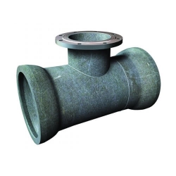 Тройник раструб-фланец чугунный 1200х1000 мм ГОСТ 5525-88 - фото