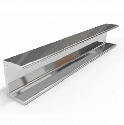 Швеллер оцинкованный гнутый 60х30х3 мм Ст3 - фото