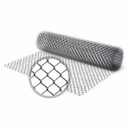 Сетка рабица оцинкованная 45x45x2.5 мм квадрат ГОСТ 5336-80 - фото