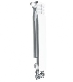 Алюминиевый радиатор отопления Ultra 500/100 1 секция - фото