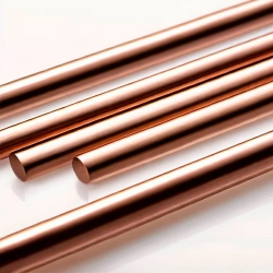 Круг бронзовый 90х500 мм БРОФ10-1 литой ГОСТ 613-79 - фото