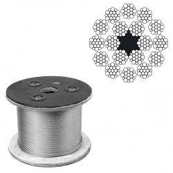 Канат многопрядный 18х19+1 о.с. 21 мм ГОСТ 3088-80 - фото