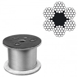 Канат с органическим сердечником 6х19+1 о.с. 4.8 мм ГОСТ 2688-80 - фото