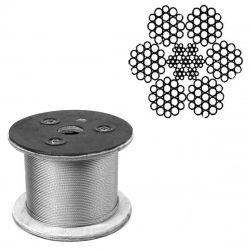 Канат стальной оцинкованный 23.5 мм ГОСТ 14954-80 - фото