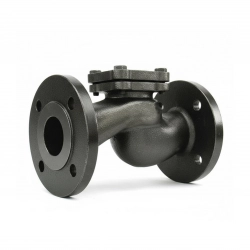 Клапан обратный чугунный фланцевый 80 мм РУ 2.5 ГОСТ 27477-87 - фото