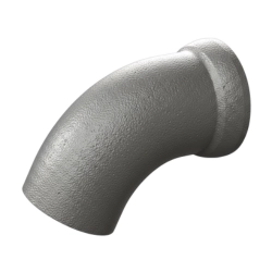 Колено раструб-гладкий конец чугунное УРГ 450 мм ГОСТ 5525-88 - фото