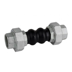 Компенсатор резиновый муфтовый DN 15 мм PN 16 кгс/см2 - фото