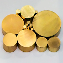 Латунный круг 170х2000 мм ЛЦ40С ГОСТ 24301-93 - фото