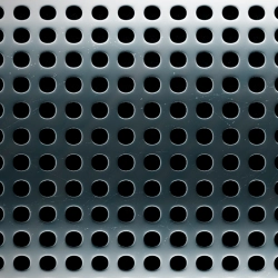 Лист перфорированный нержавеющий AISI 304 1х1000х2000 мм Rg 24-52 - фото