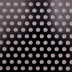 Лист перфорированный нержавеющий AISI 304 1х1000х2000 мм Rv 8.5-11 - фото