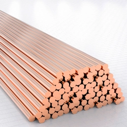 Медный круг прессованный 50х4000 мм М1б ГОСТ 10988-2016 - фото