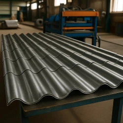 Металлошифер оцинкованный H114-600-0.9 - фото