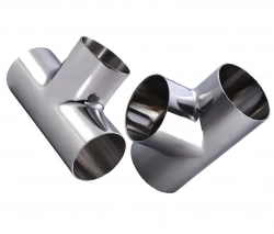 Нержавеющий равнопроходный тройник 108x3 мм AISI 304 - фото