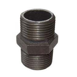 Ниппель из ковкого чугуна 15 мм ГОСТ 8958-75 - фото