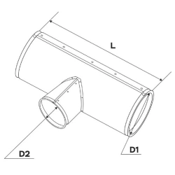 Оболочки на теплоизоляционные переходные тройники 89x80x20 мм 20 Ту 4937-002-61278130-2016 - фото
