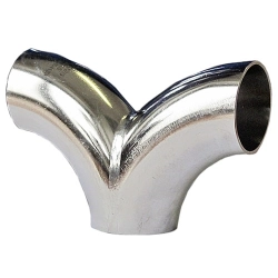 Отвод двойной T-образный 100x100x100 мм AISI316L ТУ - фото