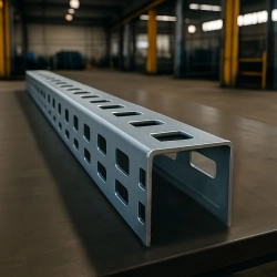 Перфорированный швеллер ШП 60x32x2000 мм К235 ТУ 36-1434-82 - фото