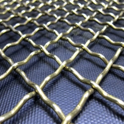 Сетка нержавеющая рифленая 18x1.6 мм AISI 316 - фото