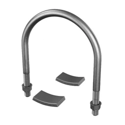 Скользящая и неподвижная опора с направляющим хомутом 377x5.6 мм AISI 304 СТО 79814898 132-2009 - фото