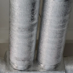 Скорлупа ППУ 720х60 мм с фольгой - фото