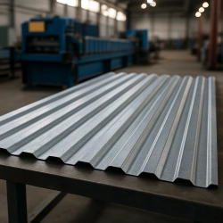 Стеновой профнастил МП20-0.35-1100 RAL 6002 зеленая листва 12000 мм - фото