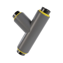 Тройник ППУ-ПЭ Ст20 720x8 мм ГОСТ 30732-2020 - фото