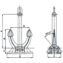 Якорь SPEK 900 кг - фото