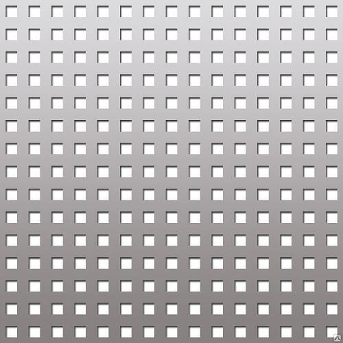 Перфорированный лист Qg с квадратными отверстиями 1х2м 8x12x1 мм 08пс ГОСТ 16523-97 - фото